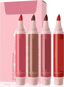 2 in 1 <b>Lip</b> Liner & Liquid <b>Lip</b> Marker Pen Waterproof Non-Sticky Long-Lasting <b>Lip</b> Makeup OEM - Product Image 2