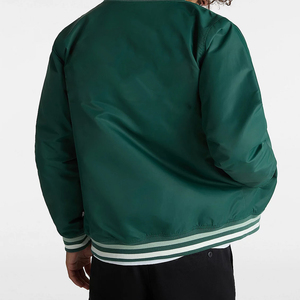 Chaquetas Varsity Personalizadas al por Mayor para Hombre/Unisex, Cuello Alto, Transpirables, de Secado Rápido, Poliéster/Algodón, Colores Personalizados - Product Image 3