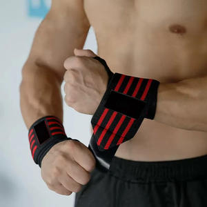 Bracelet de poignet en néoprène de qualité supérieure personnalisé, sangle de musculation réglable, antidérapante, support de poignet de gym avec sac de transport pour hommes et femmes - Product Image 3