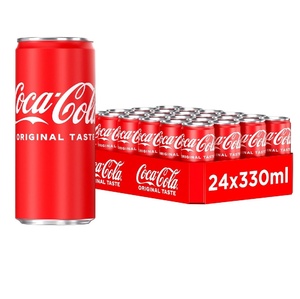 Coca-Cola Goût Original Rafraîchissant, Pack de Canettes de 330 ml, Parfait pour les Magasins de Détail, les Restaurants et la Distribution Mondiale - Product Image 4