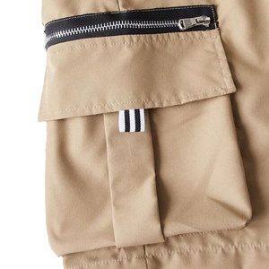 Nuevos pantalones cortos tácticos informales personalizados con múltiples bolsillos para hombre, pantalones cortos de color sólido para fitness al aire libre - Product Image 4