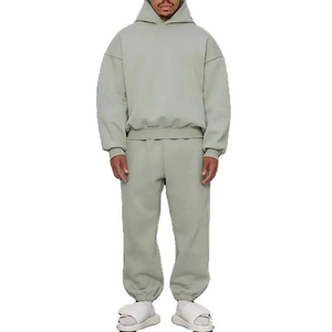 Sudadera con Capucha Oversize Gris Oscuro para Hombre, Corte Regular, Tejido Grueso, 100% Trackstar OEM Marca Privada - Product Image 4