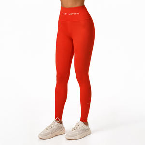 Leggings de yoga à taille élastique personnalisés pour femmes Leggings de sport à taille haute pour le yoga et la remise en forme Vêtements de sport en marque privée en gros. - Product Image 1