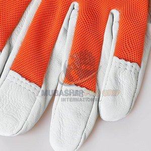Gants d'assemblage les plus vendus, durables, en nylon/coton/cuir, légers, résistants à la chaleur, antidérapants, respirants et flexibles pour l'assemblage en ligne - Product Image 4