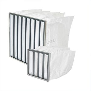 Filtre à poussière grossier de poche de vente chaude haute classe de stockage de la poussière G4 filtre à sac grossier (G4) pour les systèmes et équipements aérospatiaux - Product Image 4