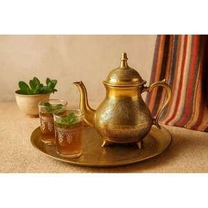 Productos de Cobre Marroquíes Hechos a Mano, Artesanía Tradicional, Decoración para el Hogar, Utensilios de Cocina, Artículos Metálicos Decorativos, Idea de Regalo Única - Product Image 1