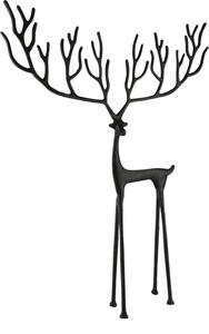 Elegante Reno de aluminio fundido para decoraciones navideñas, celebraciones navideñas y arreglos festivos de decoración del hogar - Product Image 5