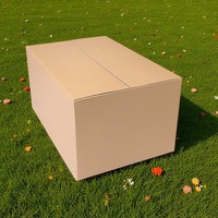 Grande boîte rigide écologique recyclable pour cadeaux et artisanat, emballage robuste en papier kraft avec revêtement UV et pelliculage mat, sac à main offset