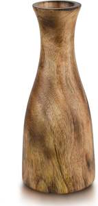 Jarrón de Madera de Diseño Moderno para Decoración de Mesa de Salón, Acabado Brillante Transparente, Ecológico y a Precio Económico - Product Image 5