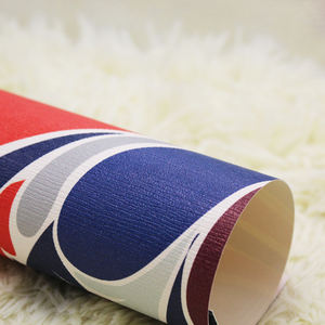 새로운 디자인의 질감 벽지 롤, 인쇄 가능한 비닐 폼 무지 벽지 - Product Image 4