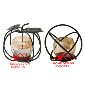 Acabado negro para Decoración de mesa y decoración de mesa de cena Diseño elevado Diseño de bosque de renos T Portavelas de luz - Product Image 4