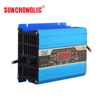 Chargeur de batterie intelligent universel pour voiture Sunghonglic DC-1210A 12V, entrée 180V/240V, réparation automatique intelligente à impulsions rapides, fonction de réparation inverse