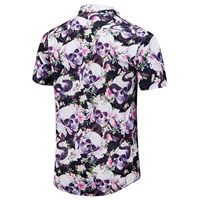 Grosir kemeja baju pria ramping mewah Twill Premium selesai desain khusus kerah berdiri kancing manset tekstur halus Musim Semi ODM