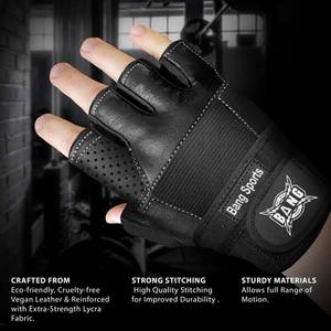 Gants d'entraînement de meilleure protection personnalisés en gros pour la salle de sport Gants d'haltérophilie de haute qualité - Product Image 4
