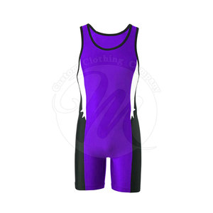 Meilleur Arrivée Hommes Lutte Maillots Fitness Porter Hommes Lutte Maillots Coton Polyester Fait Hommes Lutte Singlets - Product Image 3