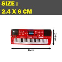Polyresin Nautical Keyboard Keychain Customized Design and logo Gifts and Souvenir Company Musical Instrument Accessories