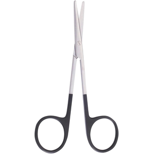 Ciseaux en acier inoxydable Super Cut 5 pouces lame droite demi-noir médical lame tranchante ciseaux chirurgicaux - Product Image 6