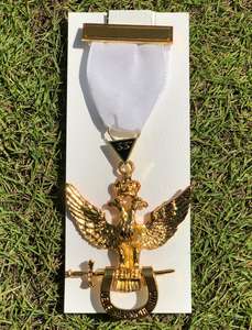 Rite écossais 33e degré bijou maçonnique Regalia 33e degré ailes vers le haut bijoux en laiton avec croix et ailes vers le haut bijoux personnalisés - Product Image 3