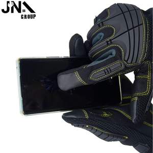 Mécanicien de paume en cuir synthétique Meilleurs gants de mécanicien de jardinage Gants de travail résistants - Product Image 5