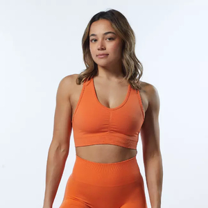 Ropa deportiva personalizada, ropa de gimnasio, Tops de cuello redondo para mujer, mallas activas de entrenamiento físico, conjuntos de manga larga para correr y Yoga para mujer - Product Image 3