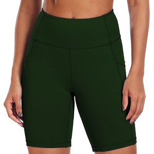 High Waist Booty Lift Fitness Shorts with 4-Inch Seam With <b>Phone</b> Pocket Design for Yoga & Running Plus Size XS Workout Shorts - Product Image 5