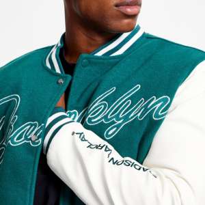 Veste de baseball en cuir pour homme Streetwear, veste universitaire pour homme, veste varsity pour homme, haute qualité, lourde, broderie en chenille - Product Image 3