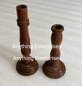 Bougeoir en bois de haute qualité porte-bougie Long pour mariage salon Table à manger décoration ornements - Product Image 2