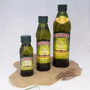 Bottiglia di vetro olio d'oliva di lusso 125mL 500mL da spagna/originale BORGES olio extravergine di oliva all'ingrosso e imballaggio