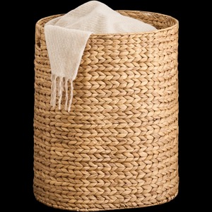 <b>Baskets</b> woven from <b>water</b> <b>hyacinth</b> Handmade <b>Storage</b> <b>Basket</b> Wholesale eco-friendly Made in Vietnam - Product Image 1