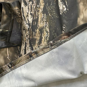Camiseta Deportiva de Manga Corta con Estampado Geométrico, Ligera, Transpirable, de Poliéster Teñido, para Caza, Pesca y Entrenamiento al Aire Libre - Product Image 5