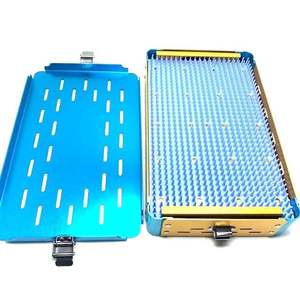 Double Layer Stainless Steel Manual <b>Instrument</b> Sterilization Tray Case for Ophthalmic and <b>Orthopedic</b> <b>Surgical</b> <b>Instruments</b> - Product Image 3