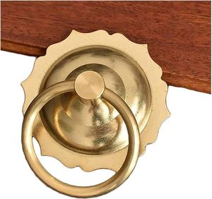 Heurtoir de porte moderne en forme d'anneau vintage fini doré décoratif pour fournisseurs en gros à des prix abordables - Product Image 6