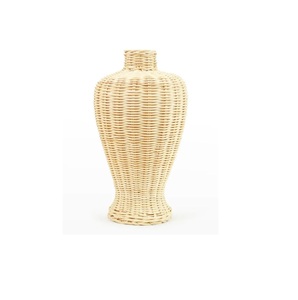 ตะกร้าหวายสำหรับปลูกต้นไม้ขนาดเล็กสำหรับตกแต่งในร่มและระเบียงดีไซน์ทำด้วยมือ - Product Image 2