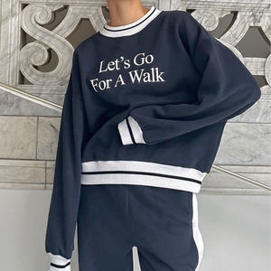 Moda de alta calidad poliéster/algodón polar ecológico invierno Casual peso pesado de gran tamaño cuello simulado sudadera para mujer - Product Image 5