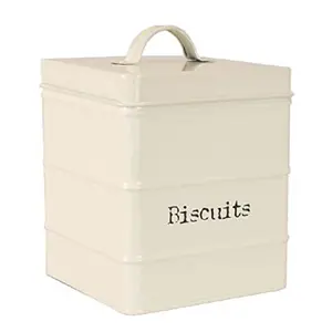 Luxury Style Metal Large Biscuit Storage jar Sugar Tea Coffee Storage Container Kitchen Accessories Food Storage Box For Home