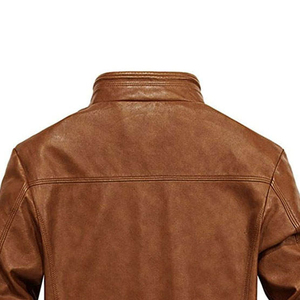Nueva chaqueta de cuero de la mejor calidad para hombres y precio razonable Crea tu propio diseño Chaqueta de cuero de la mejor calidad para hombres - Product Image 3
