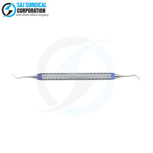 เครื่องขูดหินปูนสแตนเลสแบบใช้ซ้ำได้ พร้อมด้ามจับตามหลักสรีรศาสตร์ ได้รับการรับรองมาตรฐาน CE  ขายดี มีสินค้าในสต็อก - Product Image 5