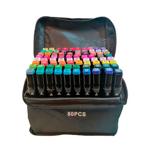 Myrva Down Jackets – Lot de 80 marqueurs artistiques à encre colorée pour le dessin, la peinture, l'école et le bureau - Product Image 4