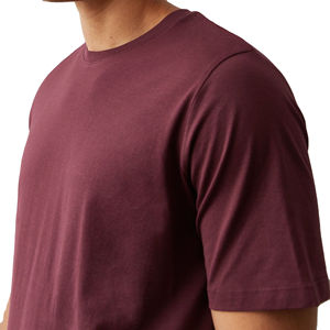 T-shirt décontracté en jersey épais à manches courtes, écologique, respirant et anti-rides pour hommes avec logo personnalisé et design uni - Product Image 6