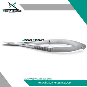 Tijeras rectas Castroviejo aprobadas por la CE, instrumento quirúrgico de acero inoxidable de primera calidad para cirugía oftálmica, nitidez Manual - Product Image 6