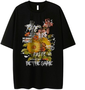 Servicio OEM secado rápido 100% algodón verano tamaño suelto personalizado gráfico impreso Slim Fit Casual deportes cuello redondo unisex camiseta Top - Product Image 6