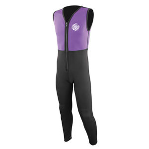 Traje de neopreno largo de 5mm con logotipo personalizado impreso para adultos, tallas Plus XL, transpirable, impermeable, técnicas de buceo, cremallera en el pecho frontal - Product Image 1