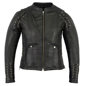 Chaqueta de Cuero para Hombre, Estilo Motero, Casual, de Moda, de Piel Vacuna, Fabricante Mayorista OEM Personalizado - Product Image 1