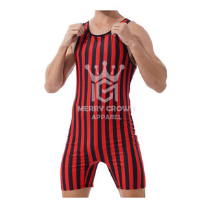 Hot Selling <b>Men's</b> Wrestling <b>Singlets</b> 100% Polyester Fabric Wrestling <b>Singlets</b> Comfortable Fully Sublimation Wrestling <b>Singlets</b> - Product Image 5