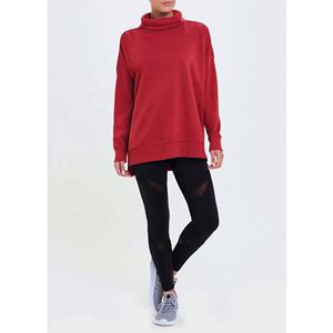 New Arrival New Design Custom Logo Good Quality t Shirts & <b>Tights</b> for Women Stylish Turtle Neck Sweatshirt Ladies on Discount - Product Image 3