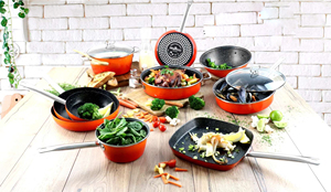 กระทะเหล็กเคลือบแก้ว Dragon Pro ขนาด 28 ซม. มาเจเฟซา 1105975 - Product Image 4