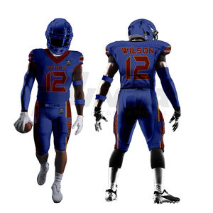 Venta al por mayor conjunto de uniformes de fútbol americano, logotipo personalizado, nombre y número de impresión disponible uniforme de equipo de fútbol americano personalizado - Product Image 4