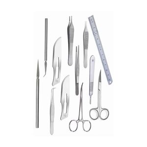 Kit de disección de pájaros veterinarios, instrumentos de Anatomía de acero inoxidable, tubo de succión Frazier, instrumento médico Manual para investigación - Product Image 1