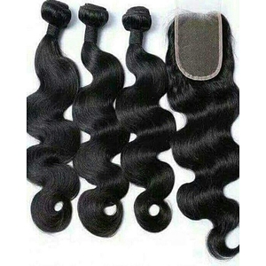 Raw Indian Hair Directly Temple Natural Wave Hair <b>Extensions</b> <b>Cheap</b> Remy Virgin Human Hair Unprocessed <b>Extensions</b> - Product Image 1