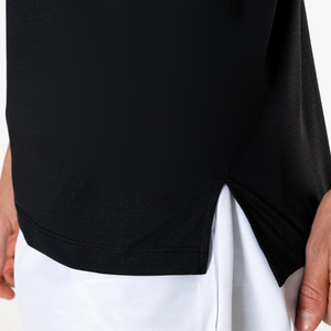 เสื้อกล้ามออกกำลังกายกลางแจ้งสำหรับผู้ชายแห้งเร็วแบบลำลองสำหรับเด็กและผู้ใหญ่เทคนิคฟอกสีดำขายส่งจำนวนมาก - Product Image 6